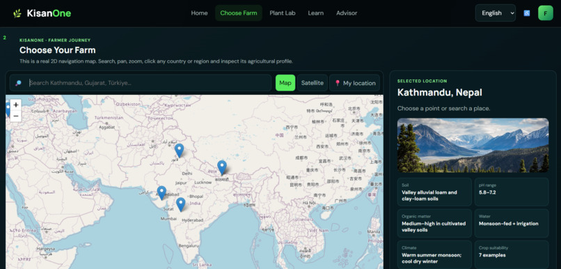 KisanOne – screenshot 1