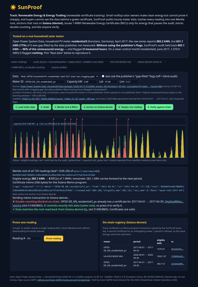 SunProof – screenshot 2