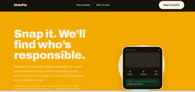 CivicFix  – screenshot 1