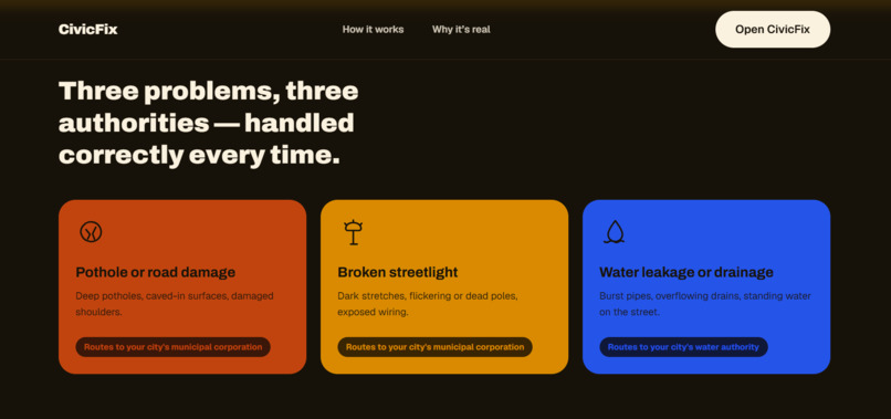 CivicFix  – screenshot 2