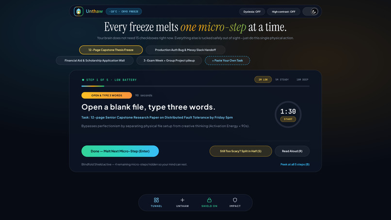  Unthaw – screenshot 1