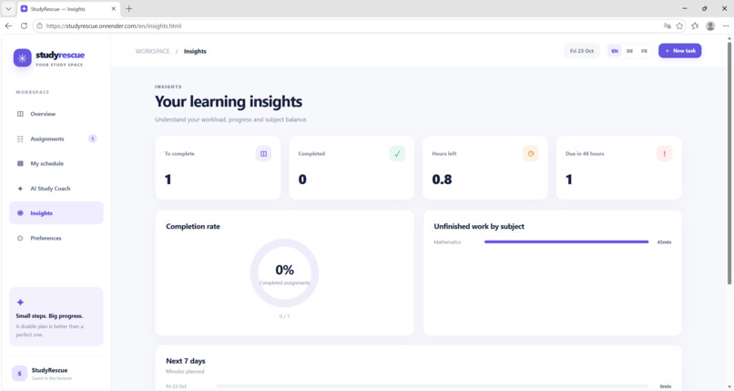 StudyRescue – screenshot 3