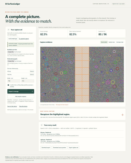 SurfaceLedger – screenshot 3
