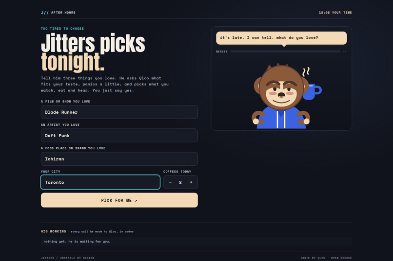 Jitters picks tonight – screenshot 1