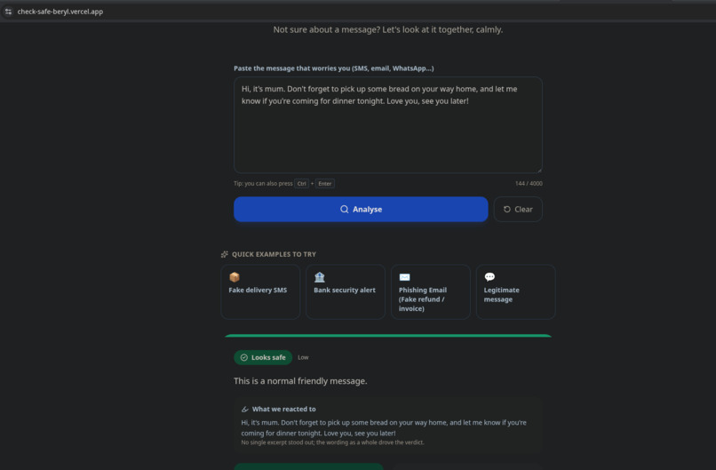 CheckSafe – screenshot 4