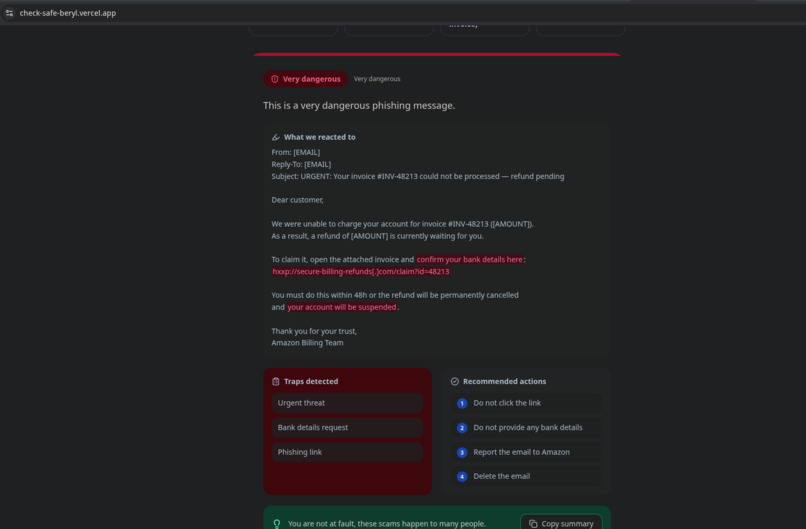 CheckSafe – screenshot 5