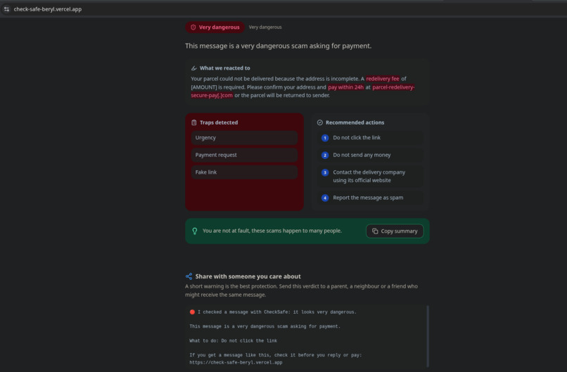 CheckSafe – screenshot 6