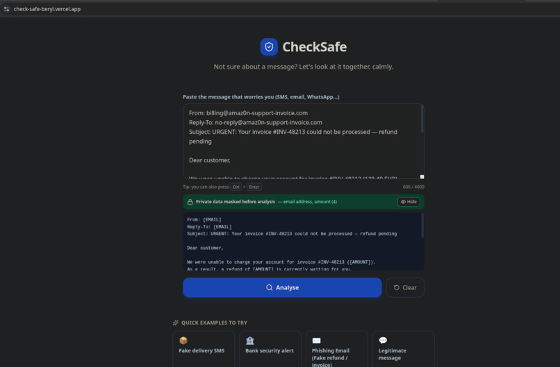 CheckSafe – screenshot 7