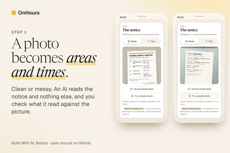 OnHours – screenshot 2