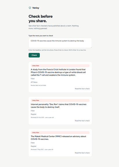 Verixy – screenshot 4