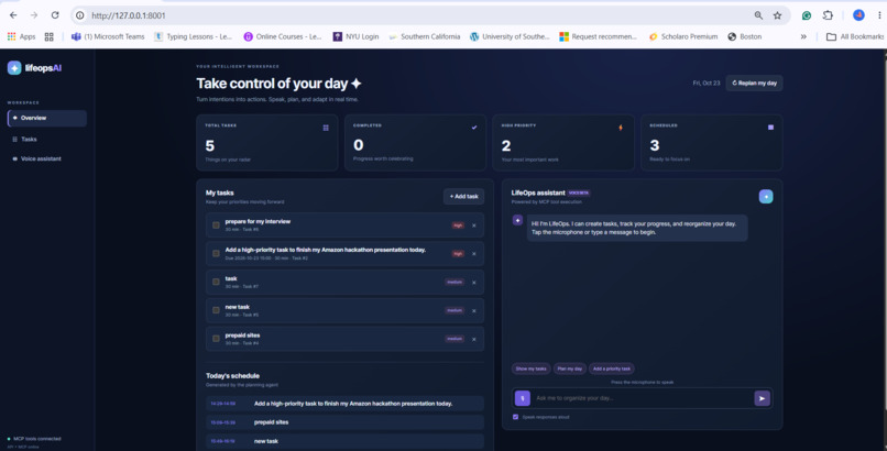 LifeOps AI — Your Voice-Powered Productivity Assistant – screenshot 3