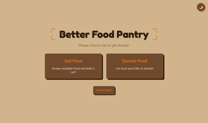 Better Food Pantry – screenshot 1
