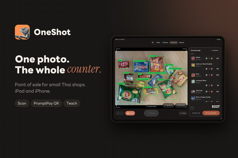 OneShot - Smart scanner for a faster checkout – screenshot 1