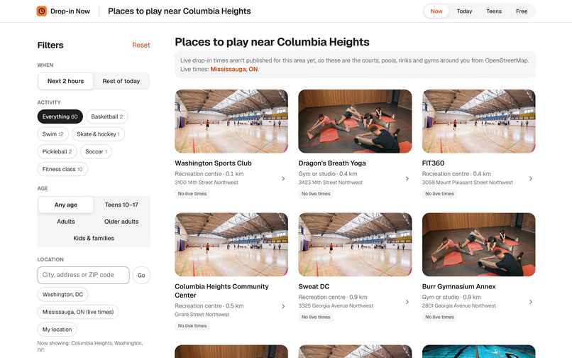 DropInNow – screenshot 3
