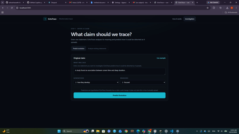 Echo Trace – screenshot 1