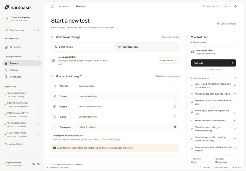 Hardcase – screenshot 1