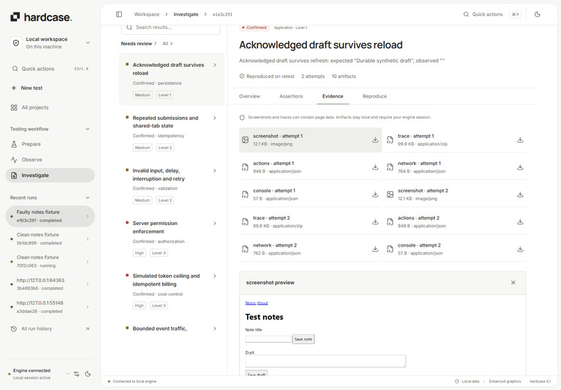 Hardcase – screenshot 2