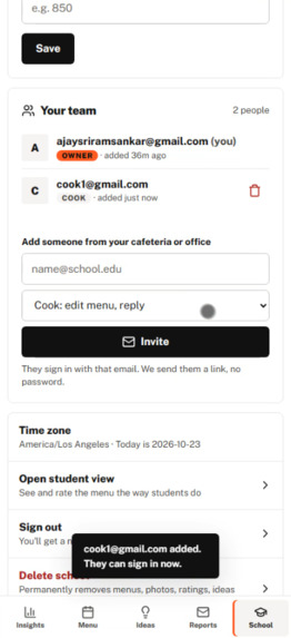 LunchLine – screenshot 8