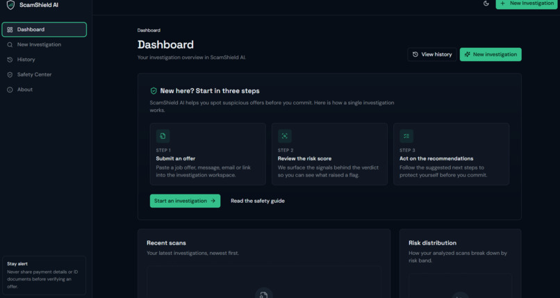 ScamShield AI – screenshot 1