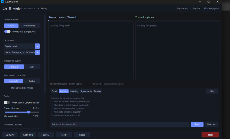 ClearCommit  Copy name – screenshot 2