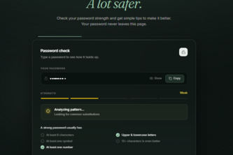 Password Checker and Hash App