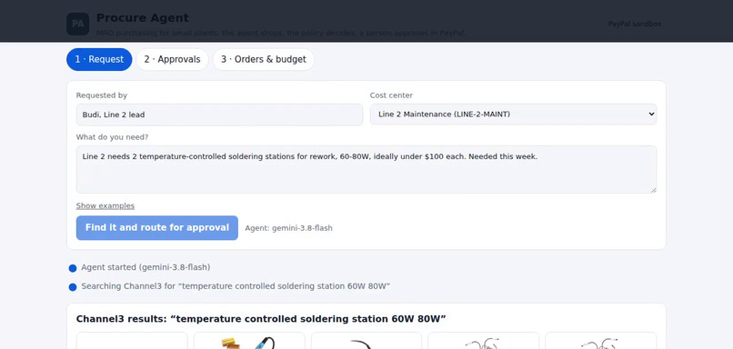 Procure Agent – screenshot 2