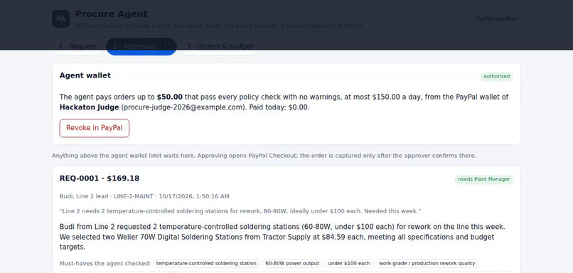 Procure Agent – screenshot 3