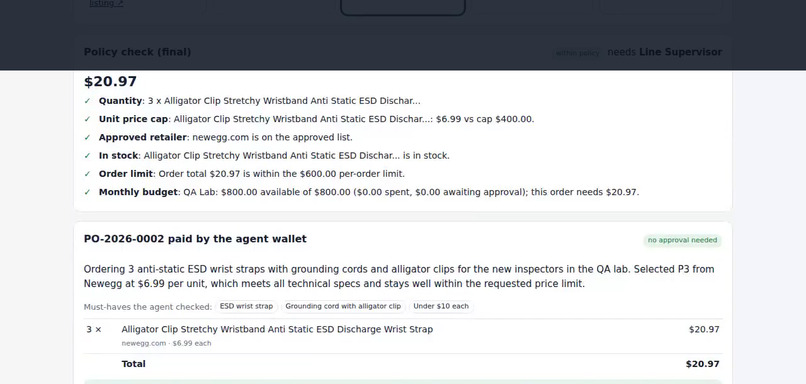 Procure Agent – screenshot 5