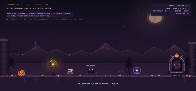 MY SHADOW HAS UNIONIZED – screenshot 1