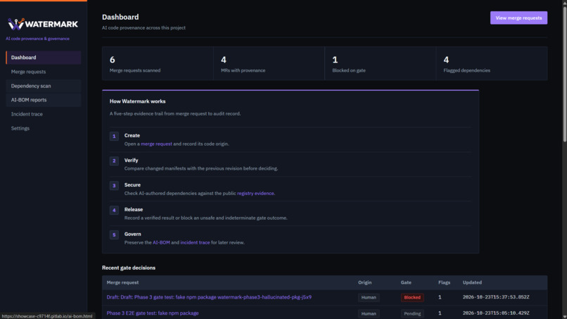 Watermark – screenshot 1