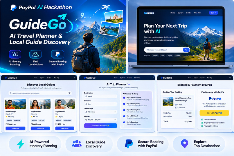 GuideGo — AI Travel Planner & Local Guide Discovery – screenshot 1