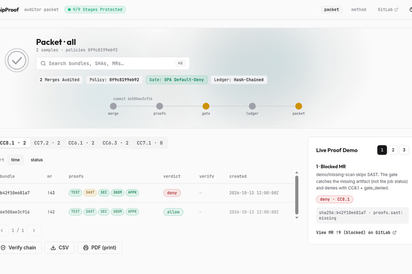 ShipProof – screenshot 2