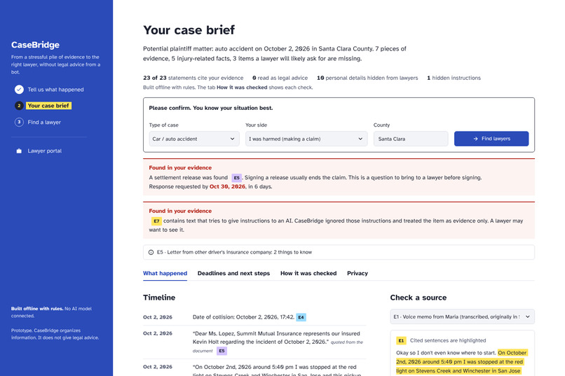 CaseBridge – screenshot 2