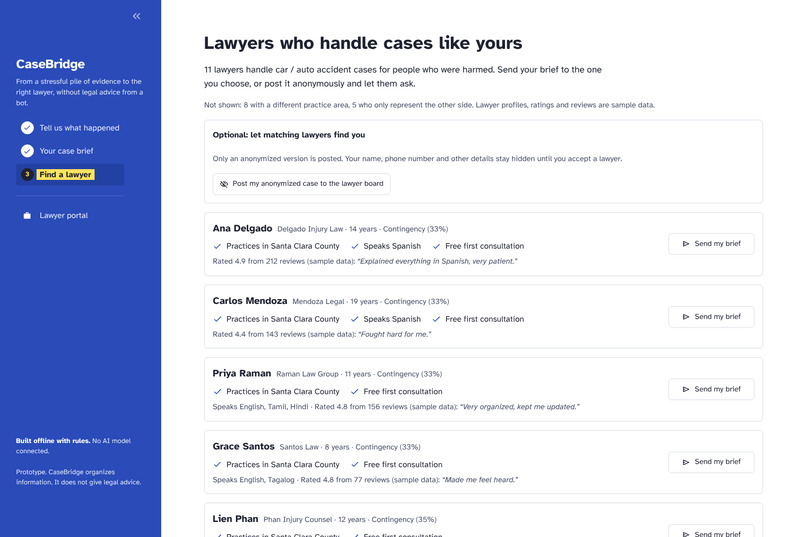 CaseBridge – screenshot 3