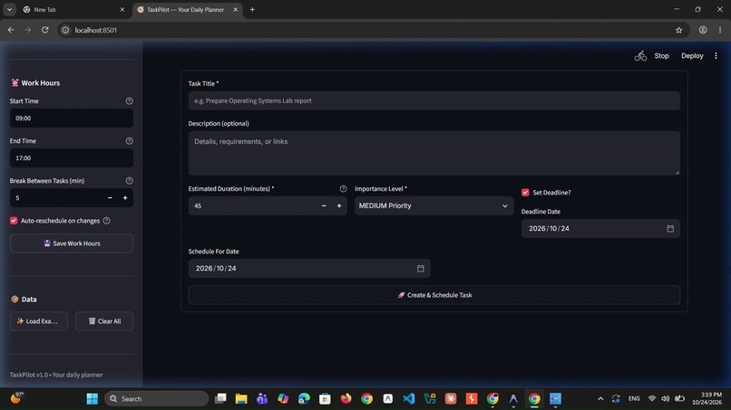 TaskPilot – screenshot 1