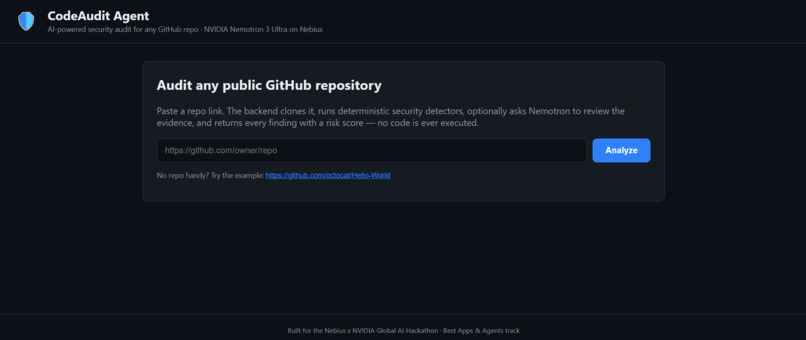 CodeAudit Agent – screenshot 3