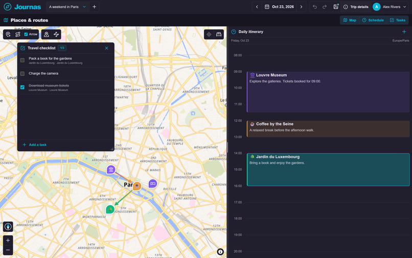 Journas – screenshot 1