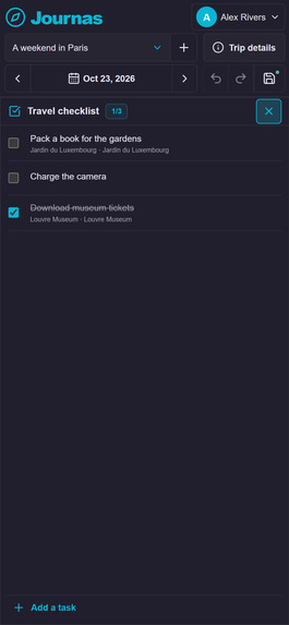 Journas – screenshot 4
