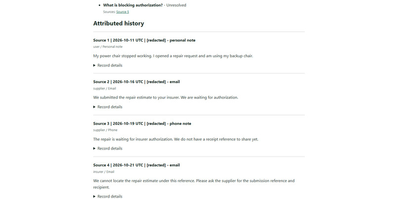 MobilityRelay: Clarity for Wheelchair Repairs – screenshot 4
