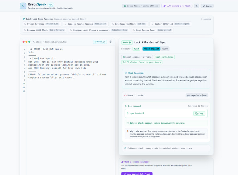 ErrorSpeak – screenshot 11