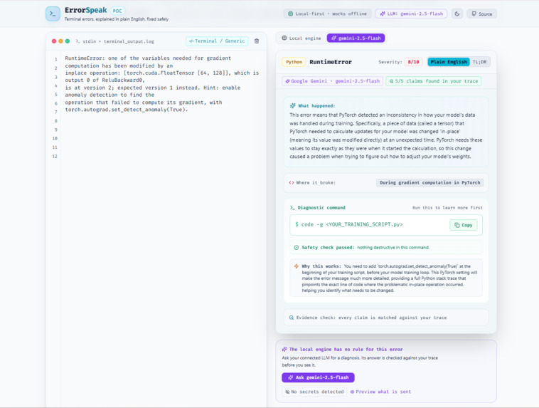 ErrorSpeak – screenshot 8