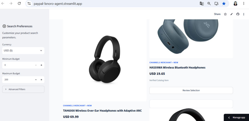 PayPal LXNORO AI Agent – screenshot 7