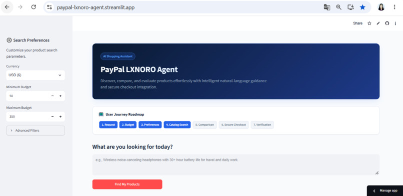 PayPal LXNORO AI Agent – screenshot 8