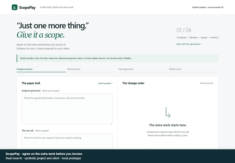 ScopePay – screenshot 1