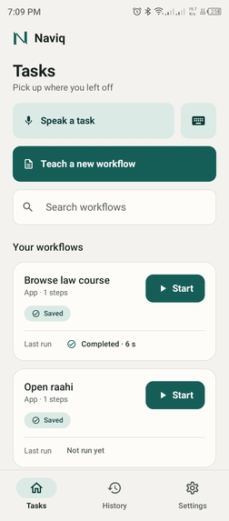 Naviq — AI-Powered Android Accessibility Assistant – screenshot 2