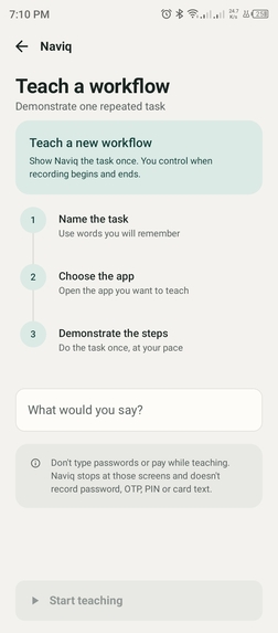 Naviq — AI-Powered Android Accessibility Assistant – screenshot 3