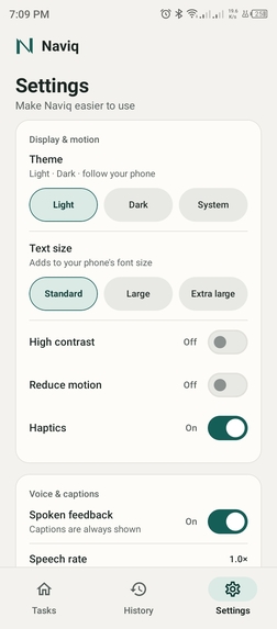 Naviq — AI-Powered Android Accessibility Assistant – screenshot 5
