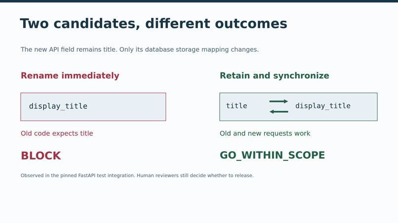 Migration Release Acceptance – screenshot 3