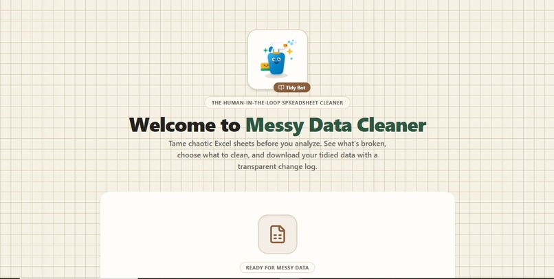 Messy Data Cleaner – screenshot 1