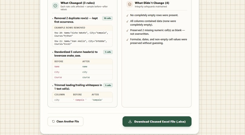 Messy Data Cleaner – screenshot 4
